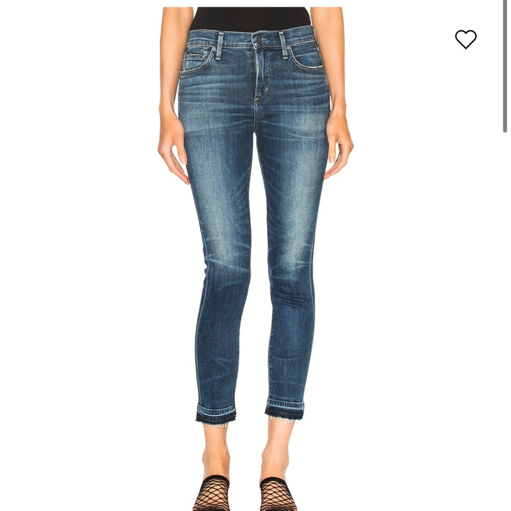 Citizens of Humanity Rocket Crop Jeans, Size 24, Skinny Jeans, Mid-Rise Ankle
